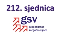 Najava održavanja i dnevni red 212. sjednice Gospodarsko-socijalnog vijeća