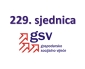 229. (dopisna) sjednica GSV-a (11. prosinca 2020.)