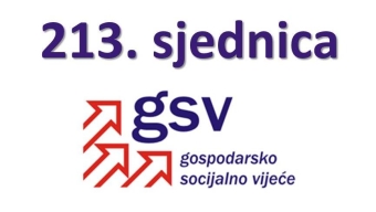 Najava održavanja i dnevni red 213. sjednice Gospodarsko-socijalnog vijeća