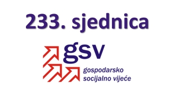 233. (dopisna) sjednica Gospodarsko-socijalnog vijeća (9. travnja 2021.)